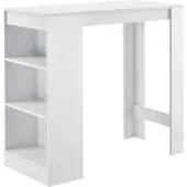 En.casa Bartafel met 3 planken 110x50x103 cm wit