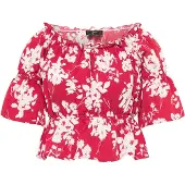 Faina Blouse rood / wit