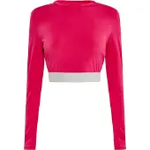 Mymo Functioneel shirt lichtgrijs / donkerroze