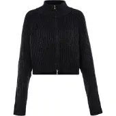 Mymo Gebreid vest zwart