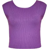 Mymo Gebreide top lila