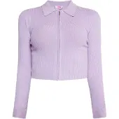 Mymo Gebreid vest 'Keepsudry' lichtlila