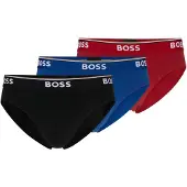 BOSS Slip donkerblauw / kersrood / zwart / wit