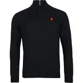 U.S. POLO ASSN. Trui bloedrood / zwart