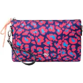 Mymo Schoudertas azuur / enziaan / pink / wit