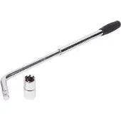 GereedschapXXL Telescopische Wielmoersleutel 17/19 mm, Verstelbaar 330-520 mm