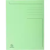 Exacompta Dossiermap Forever A4 3 kleppen 280gr groen