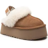 Ugg Huisschoenen 'Funkette' crème / cognac