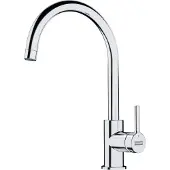 Franke LINA, Standaard, Zwart, Messing, Greep met hendel, Zelfaanzuigend, 3/8"
