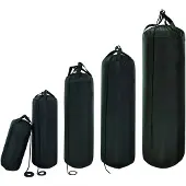 PLASTIMO Inflatable Fender Zwart 120 x 40 cm