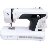 Guzzanti GZ118, Zwart, Wit, Semi-automatische naaimachine, Voor het naaien, 4 steken, Draaibaar, Mechanisch