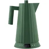 Alessi Waterkoker Plissé met Temperatuurinstelling Groen - 1.7 liter - 1850 W - Michelle De Lucchi - MDL21 GR