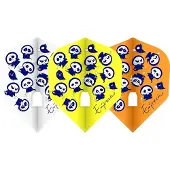 L-Style Champagne Flight L3 Shape Yukie Sagaguchi Mix - Dart Flights