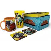 Abystyle MY HERO ACADEMIA - Pck Glass XXL + Mug + 2 Coasters "Heroes"
