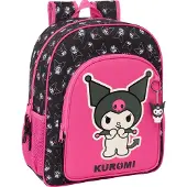 Hello Kitty Kuromi 15l 32x43x14 Cm Backpack Zwart,Roze Kinderen