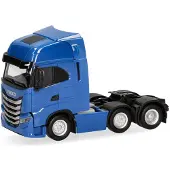 Herpa Iveco S-Way 6x2, Blauw