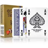 Modiano CARTE POKER GOLDEN TROPHY 4 STANDARD INDEX Blauw