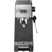 Cuisinart EM160E, espressomachine, 1,5 liter, geschikt voor gemalen koffie, zwart, zilver