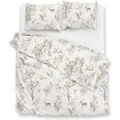 Zohome Zo Home Dekbedovertrek Flanel Hazel - off white 240x200/220cm
