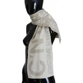 Costume National Logo Gebreide Sjaal