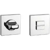 Aprile | Premium WC garnituur rozet | 52x52x7mm | Chroom gepolijst