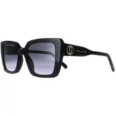 Marc Jacobs MARC 733/S 807 9O glanzend zwart donkergrijs gradiënt zonnebril