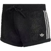 Adidas Originals Broek 'KNITTED CROCHET' zwart / wit
