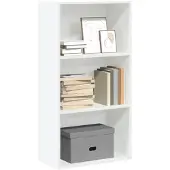 vidaXL Boekenkast 60x30x114 cm bewerkt hout wit