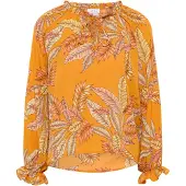 IZIA Blouse lichtgeel / oranje / rosa / oudroze