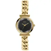 Fossil Analoog horloge 'CARLIE' goud / zwart