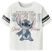 Name it Shirt 'Stitch' opaal / mauve / zwart / wit