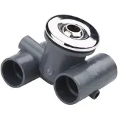AstralPool 04095 Ø1 1/4 Hot Tub Inlet Front Cover Zilver