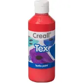 Creall Textielverf creall tex rood 250ml | Fles a 250 milliliter | 6 stuks