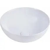UPTREND Keramische waskom rond wit 38,5x38,5x14 cm opbouw Cleo