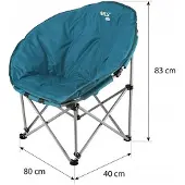 Nils Camp Campingstoel Opvouwbaar met Draagtas - Comfortabel en Duurzaam