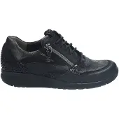 Durea 6306 wijdte E Veterschoenen | Maat 9 Dames Zwart