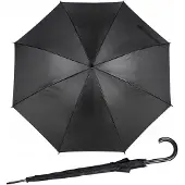 Doppler Lange Automatische Paraplu Zwart - Stevig & Windbestendig