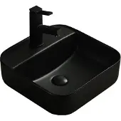 Mexen Silvia opzetwastafel 39 x 39 cm, zwart mat - 21863985