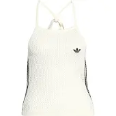 Adidas Originals Gebreide top 'KNITTED CROCHET' zwart / offwhite