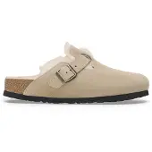 Birkenstock Muiltjes 'Boston LEVE' taupe