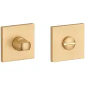 Aprile Comfort WC garnituur rozet 53x53x7mm goud satiné Toilet Rozet