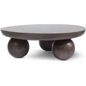 Jakobsdals Mira Salontafel Ø90 Cm Bruin - Salontafels Mangohout Brown - N812310-77