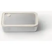 ZOHA Vershoudbak Rechthoekig 820 ml – Glas – Luchtdicht – BPA-vrij – Beige-Transparant