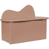 Ferm Living Slope bankje met opbergruimte 75x38x51 cm Rose