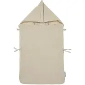 Meyco Baby Uni voetenzak - pre-washed hydrofiel - sand - 40x82cm