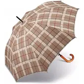 Happy Rain Lange Paraplu Golfruit Beige - 118cm