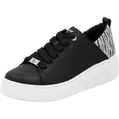 Rieker Sneakers laag lichtgrijs / zwart