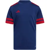Adidas Functioneel shirt 'Squa25' navy / vuurrood