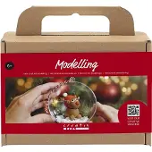 Creativ Company Mini Hobbyset Boetseren Kerstbal Rendier