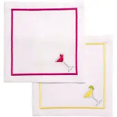 Vondels cocktail servet margarita white (set van 2)